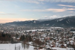 Город и панорама Татр
