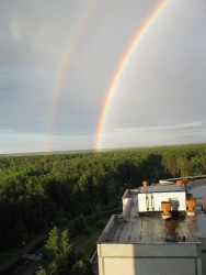 жаль фотик не может передать всю красоту радуги